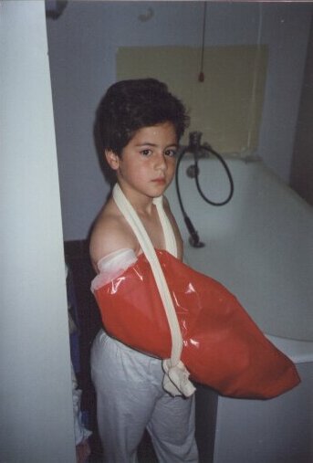 La main dans le sac....en plastique pour la douche.